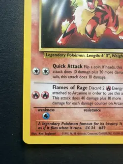 Wizards Arcanine 06/53 WOTC Promo Regular 70 HP English Stage 1 Ken Sugimori - Image 3