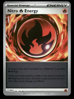 Nitro R Energy 086/086 Holo Chaos Rising Reverse Holo NM/M Pokemon - Image 1