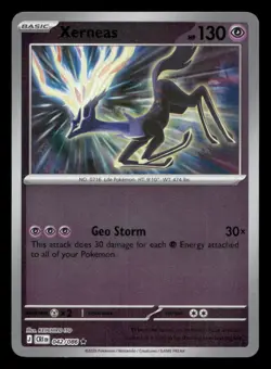 Xerneas 042/086 Chaos Rising Reverse Holo NM/M Pokemon - Image 1