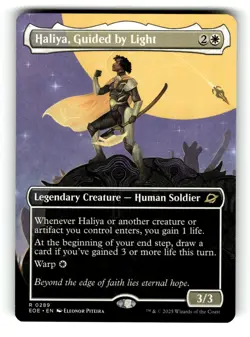 Haliya, Guided by Light (Borderless) Edge of Eternities 289 Near Mint - Image 1