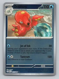 Octillery 017/086 Common Chaos Rising Pokemon Reverse Holo Near Mint - Image 1