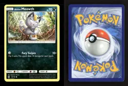 Alolan Meowth 78/149 SM Base Set NM/M Pokemon - Image 3