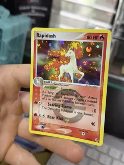 Rapidash 13/112 EX FireRed LeafGreen FRLG 2004 Reverse Holo Rare Pokemon Card - Image 4