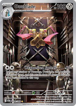 Doublade Pokemon TCG Perfect Order 098/088 Illustration Rare NM - Image 1