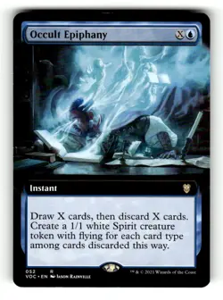 Occult Epiphany (Extended Art) Commander: Innistrad: Crimson Vow 52 Near Mint - Image 1