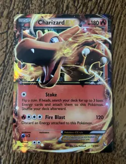 The Pokemon Company Charizard EX 11/106 XY Flashfire Holo Rare 180 HP 2014 - Image 1