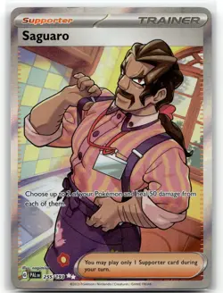 Saguaro 255/193 Ultra Rare Paldea Evolved Pokemon Holo NM/M - Image 1