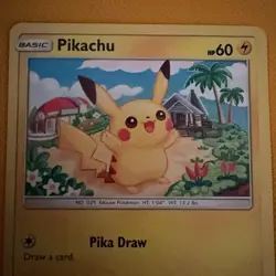 Pokemon TCG Pikachu 30/111 SM Crimson Invasion Basic Lightning English Card - Image 3