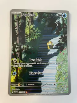Pokemon Psyduck 175/165 SV: Scarlet & Violet 151 Holo Illustration Rare - Image 1
