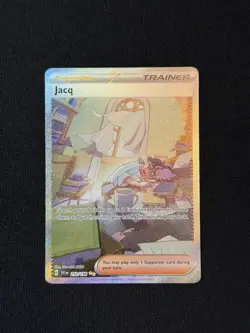 Pokemon TCG Jacq Scarlet & Violet Base Set Holo 250/198 SIR NM Condition - Image 1