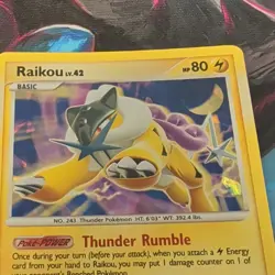 The Pokemon Company Raikou 016/132 Cracked Ice Holo Eng 80HP - Image 2