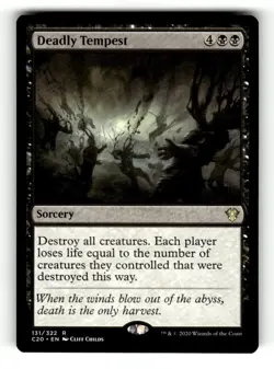 Deadly Tempest Commander 2020 131 Near Mint - Image 1