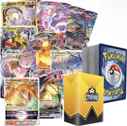 TCG Empire Pokemon TCG 100-Card Mixed Lot Deck Box w/ 1 VSTAR/VMAX Holo - Image 1