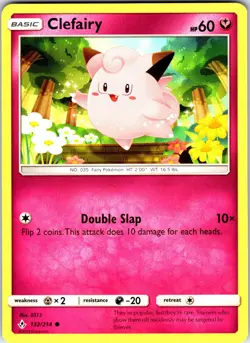 Clefairy 132/214 Common Unbroken Bonds Pokemon Near Mint - Image 1