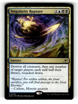 Singularity Rupture Edge of Eternities 228 Near Mint - Image 1