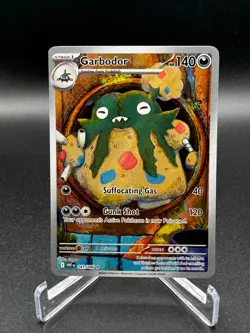 Garbodor 141/086 Illustration Rare White Flare Pokemon Holo Near Mint - Image 1