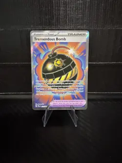 Tremendous Bomb 113/084 Pitch Black Full Art Pokemon TCG - Image 1