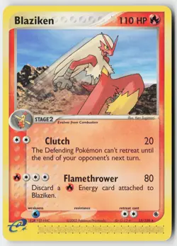 Pokemon Blaziken - 15/109 - Rare Ruby & Sapphire LP - Image 1