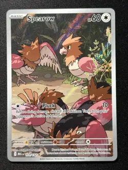 Pokemon TCG Spearow 151/132 S&V Mega Evolution Illustration Rare 2025 NM Card - Image 1