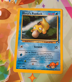 Pokemon Misty's Psyduck Gym Heroes 054/132 50 HP Regular Unlimited - Image 1