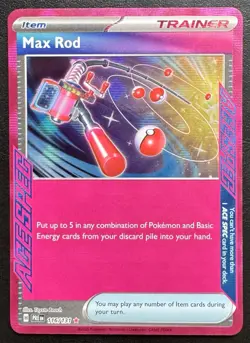 Max Rod 116/131 Ace Spec Prismatic Evolutions Pokemon TCG NM - Image 1