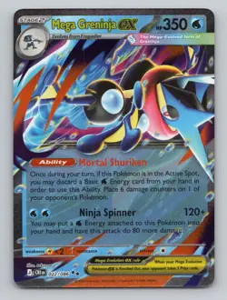 Mega Greninja ex 022/086 Double Rare Chaos Rising Pokemon Holo Near Mint - Image 1