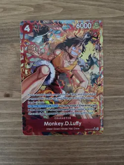 One Piece Monkey D Luffy Alt Art OP16-015 - Time of Battle English - NM - Image 1