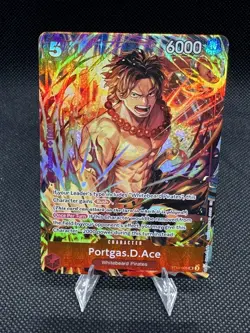 Portgas.D.Ace (Illustration Box Vol.5) ST15-005 One Piece Promotion Card Foil - Image 1