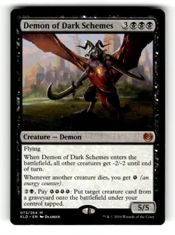 Demon of Dark Schemes Kaladesh 73 Near Mint - Image 1