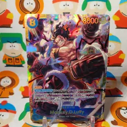 Monkey.D.Luffy OP11-118 SEC - One Piece TCG - English Card Near Mint Secret Rare - Image 1