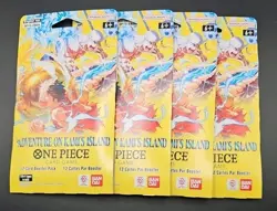 One Piece OP-14 x4 & OP-15 x4 Booster Pack Bundle SEALED 🔥 TCG Azure Kamis - Image 2