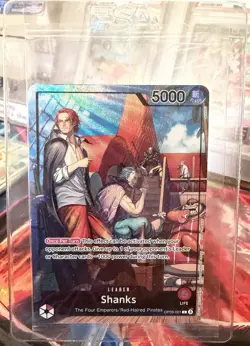 Bandai Shanks One Piece PSA Magazine Promo Sealed OP09-001 Leader Foil 5000 Eng - Image 1