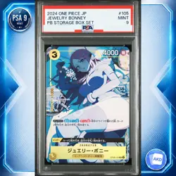 Jewelry Bonney SR OP08-105 PSA 9 One Piece Card Japanese - Image 1