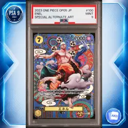 Eneru SR-SPC OP05-100 PSA 9 One Piece Card Japanese - Image 1