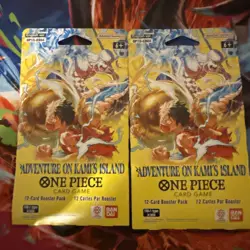 New One Piece OP-15 Adventure On Kami’s Island Sleeved Booster Pack Lot of 2 - Image 1