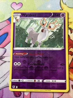 Wyrdeer 69/189 Reverse Holo | Astral Radiance | Pokemon Card - Image 1