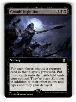 Ghouls' Night Out (Extended Art) Commander: Innistrad: Midnight Hunt 57 NM - Image 1