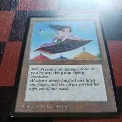 Mtg Al-Abara's Carpet MP/LP Legends Reserved List Rare Magic the Gathering Card - Image 2