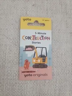 Yoto Card Collection of Construction Stories Audio Book Card - Image 1