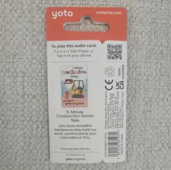 Yoto Card Collection of Construction Stories Audio Book Card - Image 2