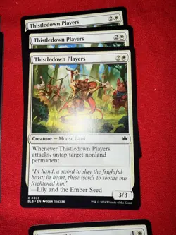 MTG Bloomburrow White Commons Lot 18 Cards 3x Each Bats Mice Rabbits BLB - Image 4