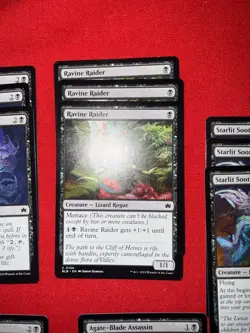 MTG Bloomburrow Black Commons Lot 21 Cards 3x Each Lizard Bat BLB - Image 4