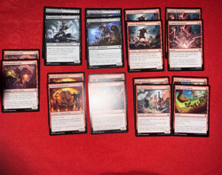 MTG Bloomburrow Red Black Commons Lot 18 Cards 2x Each BLB - Image 1