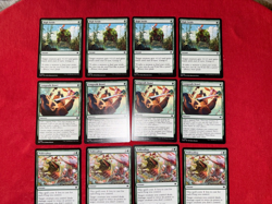 MTG Bloomburrow Green Commons Lot 12 Cards 4x Each Frog Rabbit BLB - Image 1
