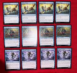 MTG Bloomburrow Blue Commons Lot 12 Cards 4x Each Otter Frog BLB - Image 1