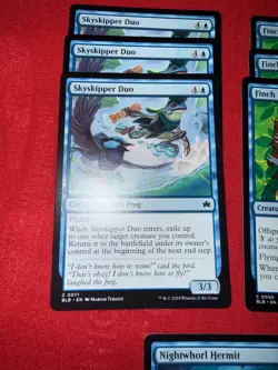 MTG Bloomburrow Blue Commons Lot 15 Cards 3x Each Bird Frog BLB - Image 2