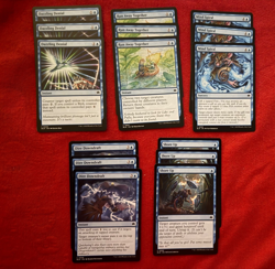 MTG Bloomburrow Blue Commons Lot 15 Cards Shore Up Dazzling Denial BLB - Image 1