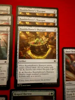 MTG Bloomburrow Artifact Food Lot 18 Cards Carrot Cake Fountainport Bell BLB - Image 4