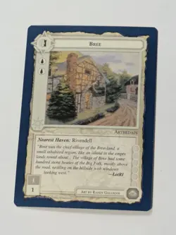Bree - Middle Earth CCG card (1995 ICE) MECCG Wizards Unlimited LotR Blue Border - Image 1
