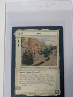 Bree - Middle Earth CCG card (1995 ICE) MECCG Wizards Unlimited LotR Blue Border - Image 3